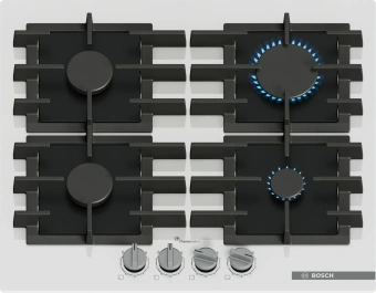 Газовая варочная поверхность Bosch Serie 6 PPP6A2I40R белый - купить недорого с доставкой в интернет-магазине