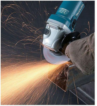 Углошлифовальная машина Makita GA5040C 1400Вт 11000об/мин рез.шпин.:M14 d=115/125мм - купить недорого с доставкой в интернет-магазине