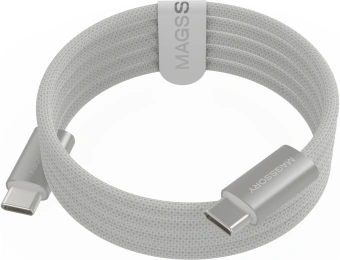 Кабель Magssory CBL002 USB Type-C (m)-USB Type-C (m) 1.5м белый коробка - купить недорого с доставкой в интернет-магазине