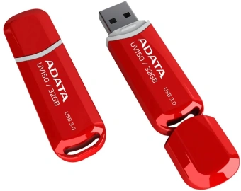 Флеш Диск A-Data 32GB DashDrive UV150 AUV150-32G-RRD USB3.0 красный - купить недорого с доставкой в интернет-магазине