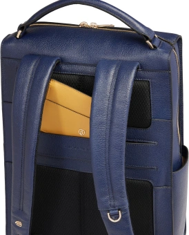 Рюкзак женский Piquadro Patricia CA6772W140/BLU темно-синий натур.кожа - купить недорого с доставкой в интернет-магазине
