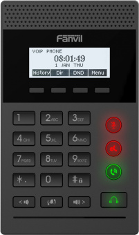 Телефон IP Fanvil X2C черный - купить недорого с доставкой в интернет-магазине