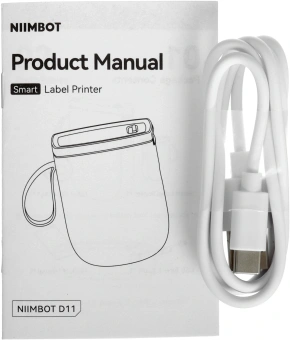 Термопринтер Niimbot D11_H blue (1746730) 300dpi 60мм/с/USB/BT для печ.этик. голубой - купить недорого с доставкой в интернет-магазине