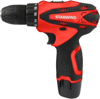 Дрель-шуруповерт Starwind CDT12-1.5/1S0 18Вт аккум. патрон:быстрозажимной - купить недорого с доставкой в интернет-магазине