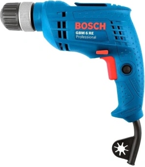 Дрель безударная Bosch GBM 6 RE 350Вт патрон:быстрозажимной реверс (0601472600) - купить недорого с доставкой в интернет-магазине