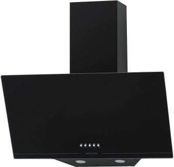 Вытяжка каминная Krona Jina 600 PB черный управление: кнопочное (1 мотор) - купить недорого с доставкой в интернет-магазине