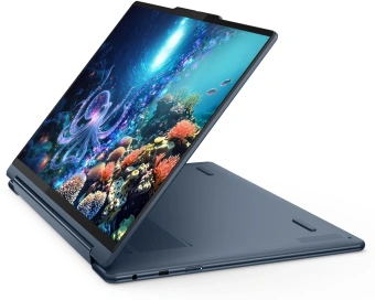 Ноутбук Lenovo Yoga 9 14ILL10 Core Ultra 7 256V 16Gb SSD1Tb Intel Arc 140V 14" OLED Touch 2.8K (2880x1800) Windows 11 Home blue WiFi BT Cam Bag (83LC0054RK) - купить недорого с доставкой в интернет-магазине