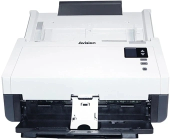 Сканер протяжный Avision AD345GWN (000-1012-02G) A4 белый/черный - купить недорого с доставкой в интернет-магазине