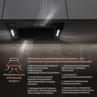 Вытяжка встраиваемая Weissgauff Aura 1200 Remote черный управление: сенсорное (1 мотор) - купить недорого с доставкой в интернет-магазине