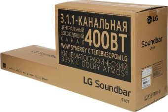 Саундбар LG S70TY 3.1.1 400Вт черный - купить недорого с доставкой в интернет-магазине