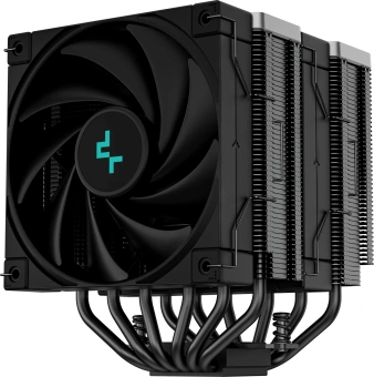 Устройство охлаждения(кулер) Deepcool AK620 Zero Dark Soc-AM5/AM4/1151/1200/2066/1700 4-pin Al+Cu 260W 1456gr Ret - купить недорого с доставкой в интернет-магазине