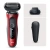 Бритва сетчатая Braun Series 6 61-R1200S реж.эл.:3 питан.:аккум. красный/черный - купить недорого с доставкой в интернет-магазине