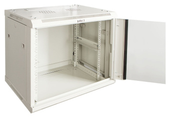 Шкаф коммутационный Lanmaster (TWT-CBWPG-6U-6X6-GY) настенный 6U 600x600мм пер.дв.стекл 60кг серый 500мм 368мм IP20 сталь - купить недорого с доставкой в интернет-магазине