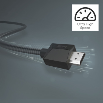 Адаптер аудио-видео Hama H-205007 HDMI (m)/HDMI (m) 5м. позолоч.конт. черный (00205007) - купить недорого с доставкой в интернет-магазине