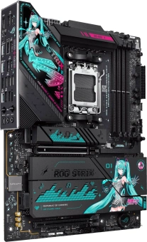 Материнская плата Asus ROG STRIX X870E-H GAMING MIKU Socket AM5 AMD X870E 4xDDR5 ATX AC`97 8ch(7.1) 5Gigabit RAID+HDMI - купить недорого с доставкой в интернет-магазине