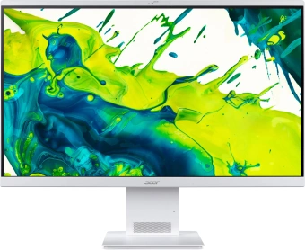 Моноблок Acer Aspire S27B-UGMTL-H 27" Full HD Core Ultra 7 155H (1.4) 16Gb SSD512Gb Arc graphics Eshell GbitEth WiFi BT 90W клавиатура мышь Cam белый 1920x1080 - купить недорого с доставкой в интернет-магазине