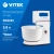 Миксер стационарный Vitek VT-1416 W 700Вт белый/коричневый - купить недорого с доставкой в интернет-магазине