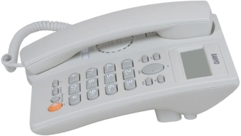 Телефон проводной Sanyo RA-S306W белый - купить недорого с доставкой в интернет-магазине