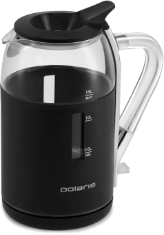 Чайник электрический Polaris PWK 1563CGL 1.5л. 2200Вт черный/прозрачный корпус: стекло/пластик - цена, купить или заказать с доставкой в интернет-магазине Чайник электрический Polaris PWK 1563CGL 1.5л. 2200Вт черный/прозрачный корпус: стекло/пластик - купить недорого с доставкой в интернет-магазине