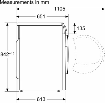 Сушильная машина Bosch Serie 8 WQB245B0ME пан.англ. кл.энер.:A+++ макс.загр.:9кг белый - купить недорого с доставкой в интернет-магазине