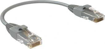 Патч-корд Sysmatrix PC 4545.5EU26.015LSZHGY U/UTP RJ-45 вил.-вилка RJ-45 кат.5E 0.15м серый LSZH - купить недорого с доставкой в интернет-магазине