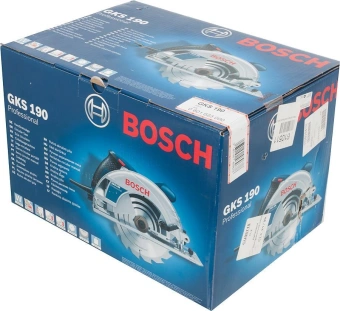 Циркулярная пила (дисковая) Bosch GKS 190 Professional 1400Вт (ручная) D диска.:190мм (0601623000) - купить недорого с доставкой в интернет-магазине