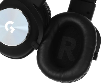 Наушники с микрофоном Logitech G Pro X черный 2м мониторные оголовье (981-000819) - купить недорого с доставкой в интернет-магазине