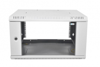 Шкаф коммутационный ЦМО ШРН-ЭКОНОМ (ШРН-Э-15.350) настенный 15U 600x350мм пер.дв.стекл задн.дв.стал.лист 85кг серый 300мм 746мм - купить недорого с доставкой в интернет-магазине