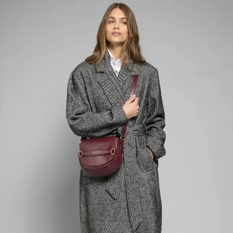 Сумка женская The Bridge Bettina 04371201/YF бургунди натур.кожа - купить недорого с доставкой в интернет-магазине