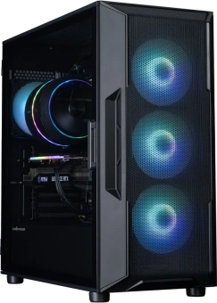 Корпус Zalman i3 Neo V2 черный без БП ATX 4x120mm 5x140mm 2xUSB2.0 1xUSB3.0 audio bott PSU - купить недорого с доставкой в интернет-магазине