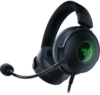 Наушники с микрофоном Razer Kraken V3 черный 1.2м мониторные оголовье (RZ04-03770200-R3M1) - купить недорого с доставкой в интернет-магазине