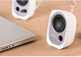 Колонки Edifier R12U 2.0 белый 4Вт портативные - купить недорого с доставкой в интернет-магазине