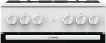 Плита Газовая Gorenje GG5A11WF белый (без крышки) реш.чугун - купить недорого с доставкой в интернет-магазине
