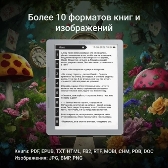 Электронная книга Digma E2 5.83" E-ink HD Carta 680x920 Touch Screen 1.2Ghz 1Gb/8Gb/SD/microSDHC/подсветка дисплея светло-серый - купить недорого с доставкой в интернет-магазине