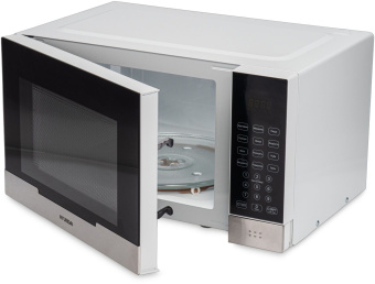 Микроволновая Печь Hyundai HYM-D2075 23л. 800Вт белый/черный - купить недорого с доставкой в интернет-магазине