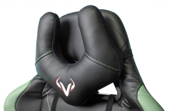 Кресло игровое Zombie VIKING 5 AERO черный/салатовый эко.кожа с подголов. крестов. пластик - купить недорого с доставкой в интернет-магазине