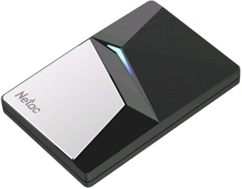Накопитель SSD Netac USB-C 2000Gb NT01Z7S-002T-32BK Z7S 2.5" черный - купить недорого с доставкой в интернет-магазине