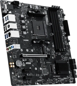 Материнская плата MSI PRO B550M-P Soc-AM4 AMD B550 4xDDR4 mATX AC`97 8ch(7.1) GbLAN RAID+VGA+HDMI+DP - купить недорого с доставкой в интернет-магазине