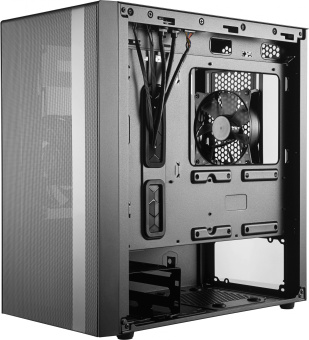 Корпус Cooler Master MasterBox NR400 w/o ODD черный без БП mATX 4x120mm 4x140mm 2xUSB3.0 audio bott PSU - купить недорого с доставкой в интернет-магазине