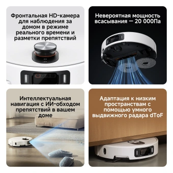 Пылесос-робот Xiaomi Robot Vacuum 5 Pro EU 35Вт белый - купить недорого с доставкой в интернет-магазине