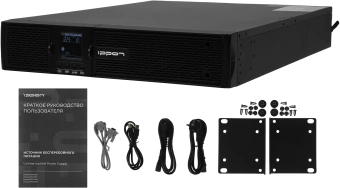 Источник бесперебойного питания Ippon Innova RTB 3000 2700Вт 3000ВА черный - купить недорого с доставкой в интернет-магазине