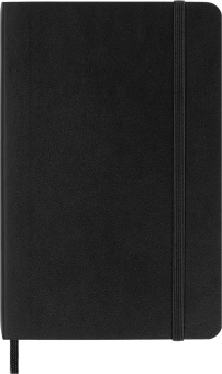 Блокнот Moleskine CLASSIC SOFT QP613 Pocket 90x140мм 192стр. нелинованный мягкая обложка черный - купить недорого с доставкой в интернет-магазине