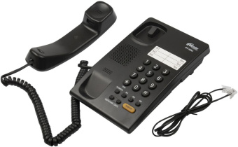 Телефон проводной Ritmix RT-330 черный - купить недорого с доставкой в интернет-магазине