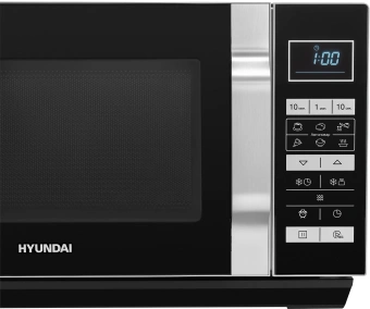 Микроволновая Печь Hyundai HYM-D3044 23л. 900Вт черный/серебристый - купить недорого с доставкой в интернет-магазине