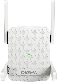 Повторитель беспроводного сигнала Digma D-WR400 AC1200 10/100BASE-TX/Wi-Fi белый - купить недорого с доставкой в интернет-магазине