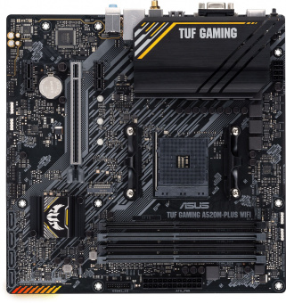 Материнская плата Asus TUF GAMING A520M-PLUS WIFI Soc-AM4 AMD A520 4xDDR4 mATX AC`97 8ch(7.1) 2xGgE RAID+VGA+HDMI+DP - купить недорого с доставкой в интернет-магазине