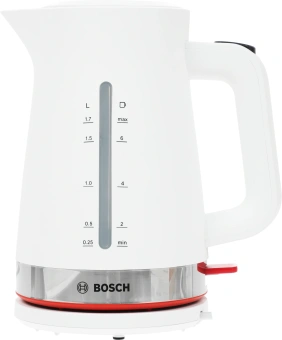 Чайник электрический Bosch TWK4M 1.7л. белый корпус: пластик (TWK4M221) - купить недорого с доставкой в интернет-магазине