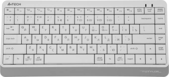 Клавиатура A4Tech FBK11 белый/серый USB беспроводная BT/Radio slim (FBK11 WHITE) - купить недорого с доставкой в интернет-магазине