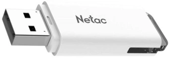 Флеш Диск Netac 128GB U185 NT03U185N-128G-20WH USB2.0 белый - купить недорого с доставкой в интернет-магазине