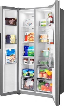 Холодильник Midea MDRS620FGF46 2-хкамерн. нержавеющая сталь инвертер - купить недорого с доставкой в интернет-магазине